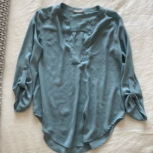 Beautiful Light Blue Lush Blouse - Size S